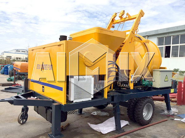 AIMIX JBS30 Electric Concrete Mixer with Pump for Sale