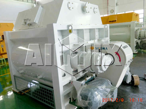 Packing of AIMIX SICOMA Twin Shaft Concrete Mixer