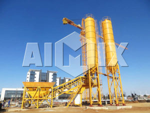 AJY-35 Mobile Concrete Batching Plant Botswana