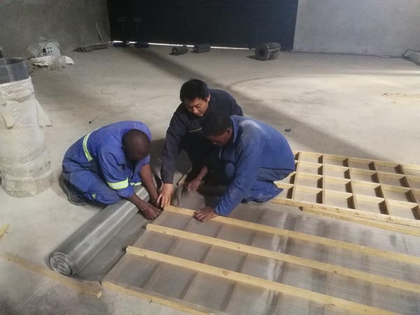 install mortar plant