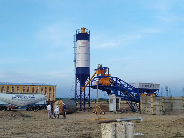 Small Concrete Batch Plant In Uzbekistan