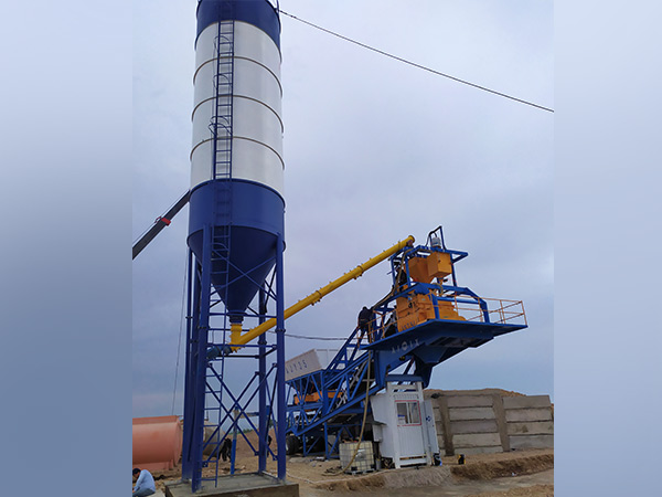 installation of Small Concrete Batch Plant In Namangan Uzbekistan