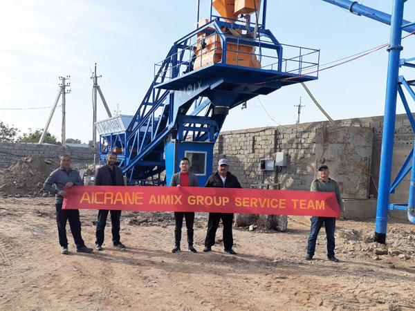 mobile concrete plant 35m3