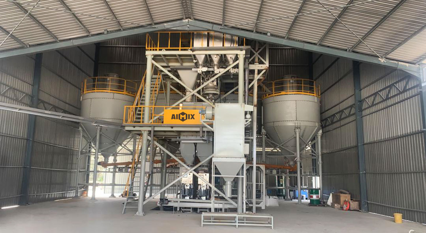 10pth wall putty making machine installed in Malaysia