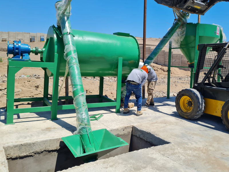 2 t dry mortar plant in Zambia