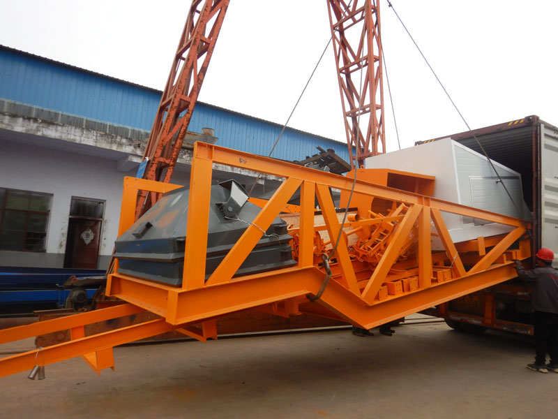 export AJY35 mobile batching plant to the Philippines