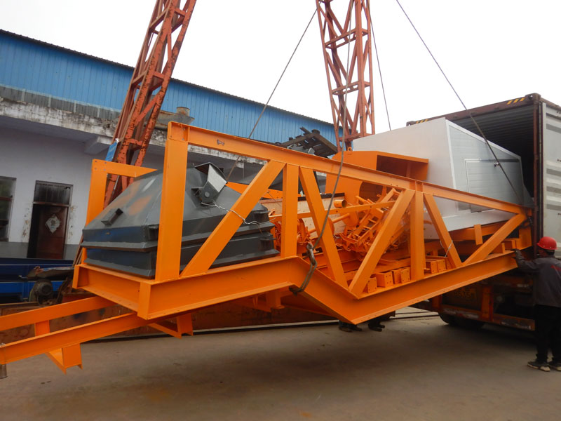 export components of mobile batching plant to the Philippines