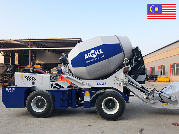 Self loading concrete mixer to Malaysia