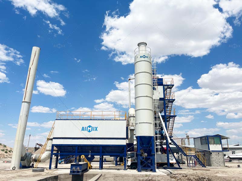 120 ton stationary asphalt plant