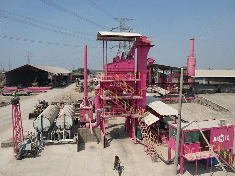 80 ton asphalt hot mix plant