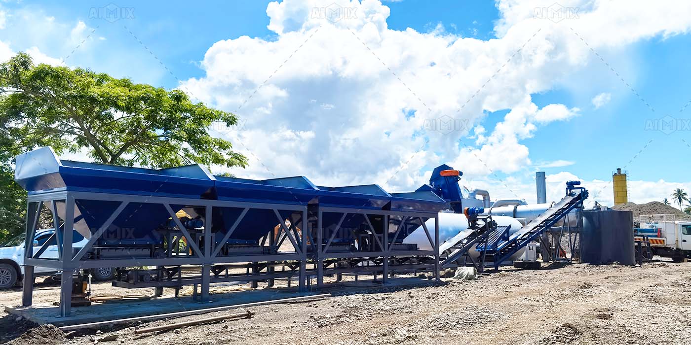 ALT40 drum mix asphalt plant in Fiji