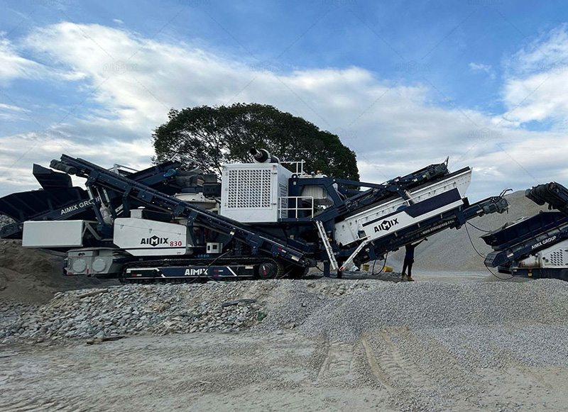 600 TPH Track Mounted Crushers for Railway Ballast