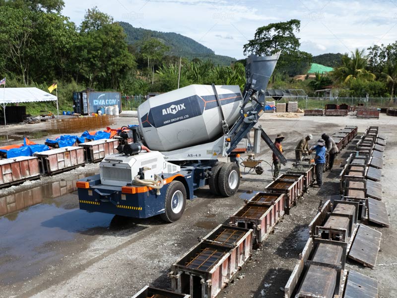 Aimix large concrete mixer for sale