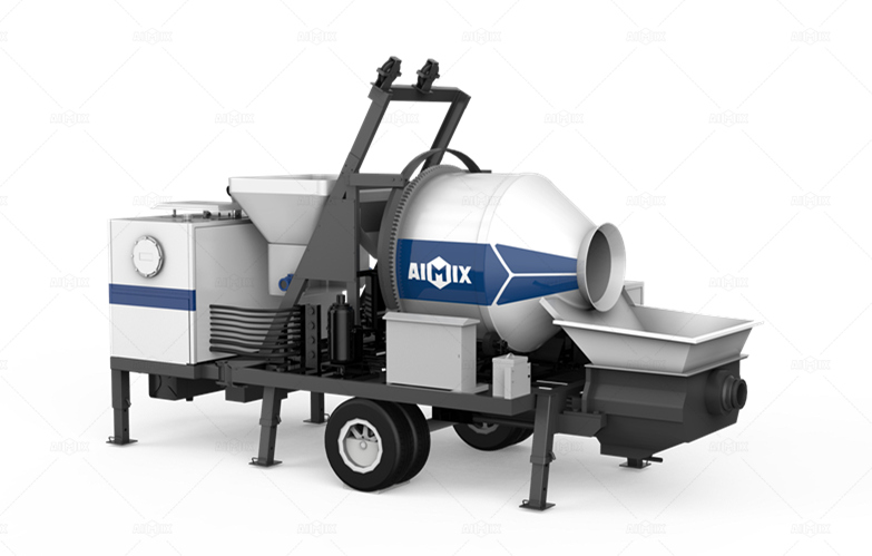 ABJZ30C drum mixer type concrete pump