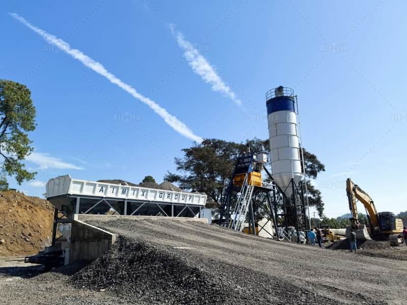 How a Mexican Client Entered Ready-Mix Market with an AJ50 Concrete Plant