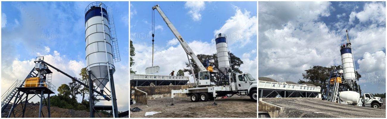 batching plant installation and commissioning