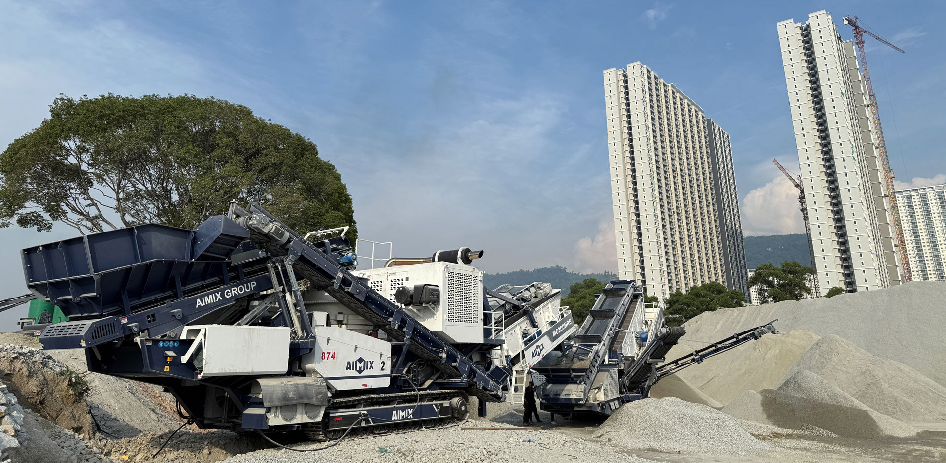 600tph crawler crusher for river pebbles crushing