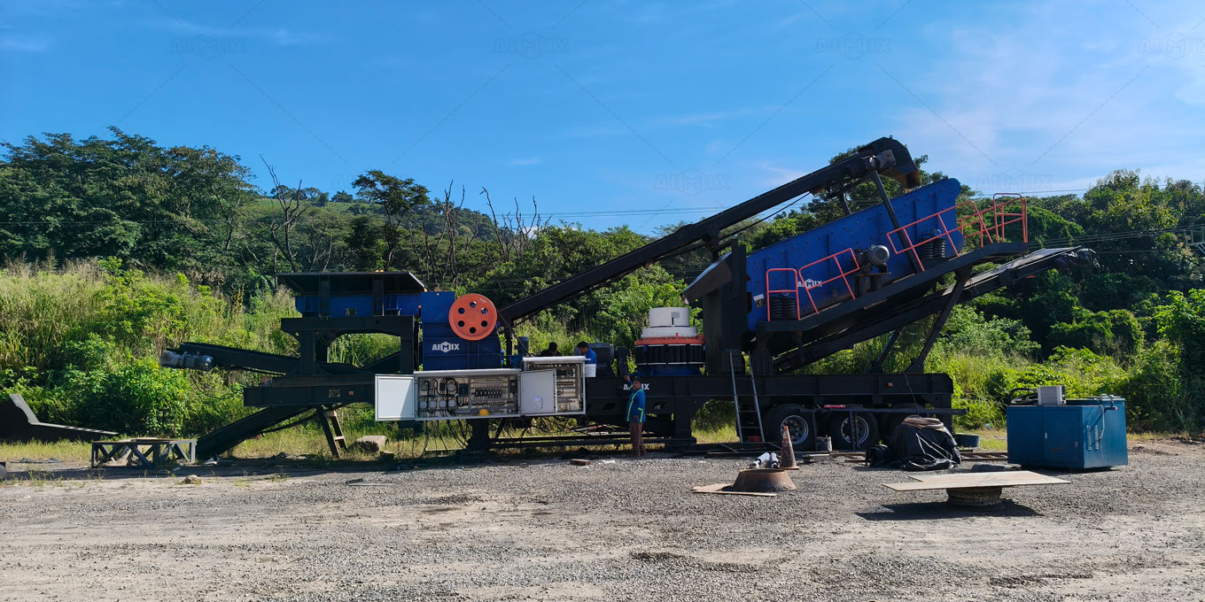 mobile granite crushers operation in El Salvador