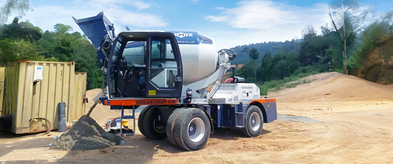 Aimix diesel engine cement mixer for sale