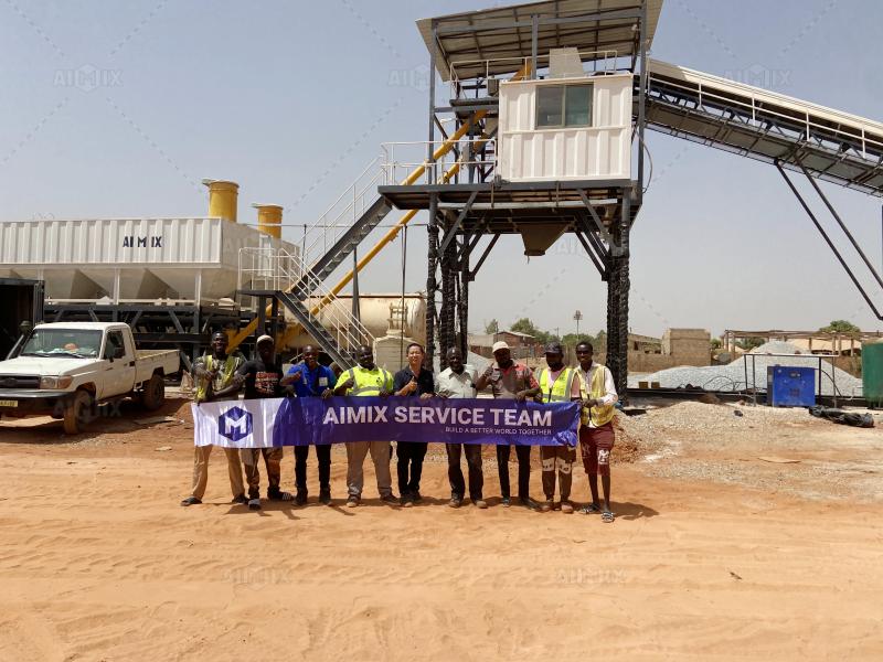 From Zero Experience to Successful Operation: AJM60 Batching Plant in Burkina Faso